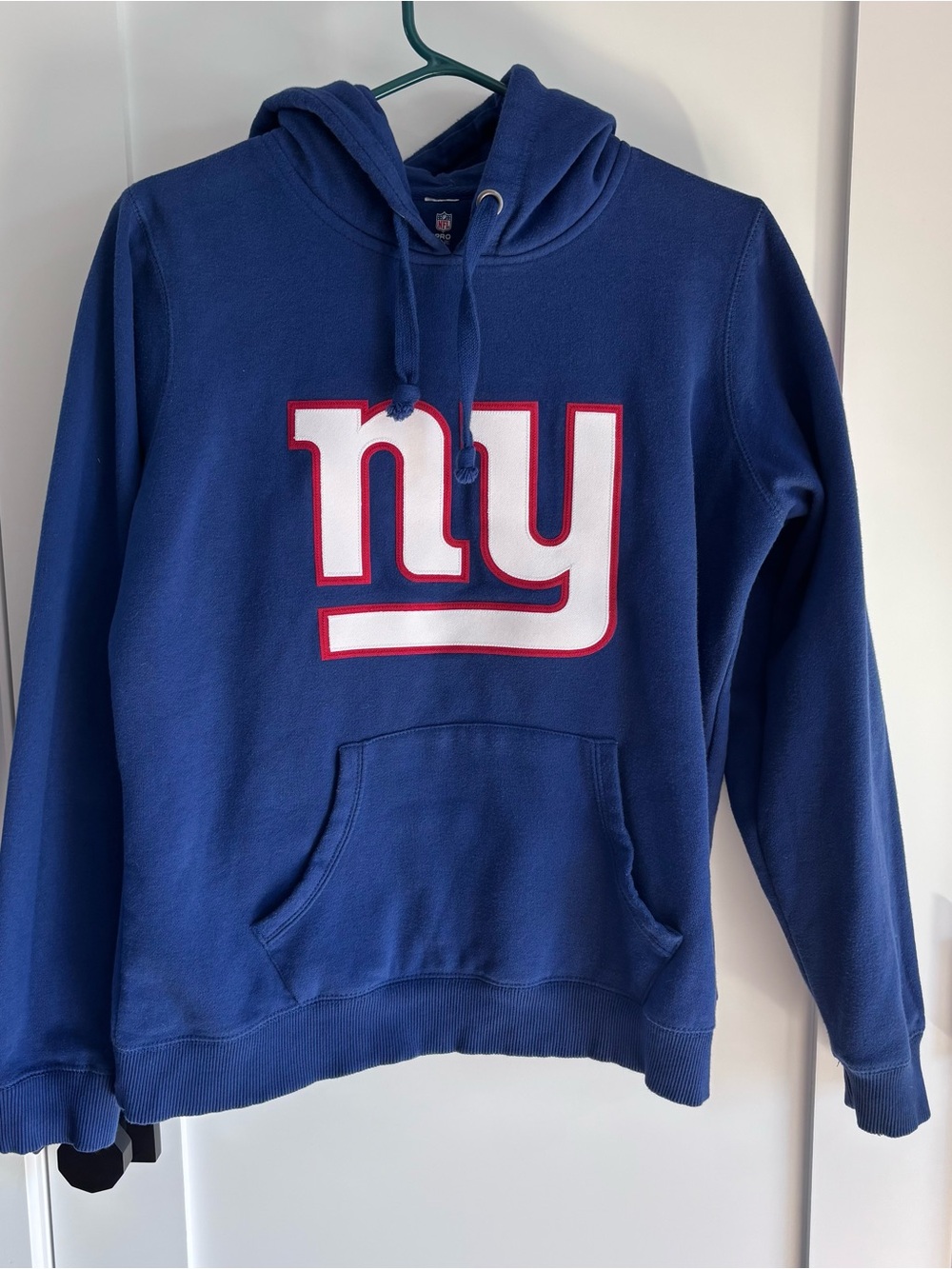 NFL Pro Line Women’s L New York Giants Breast Cancer Awareness Hoodie Blue